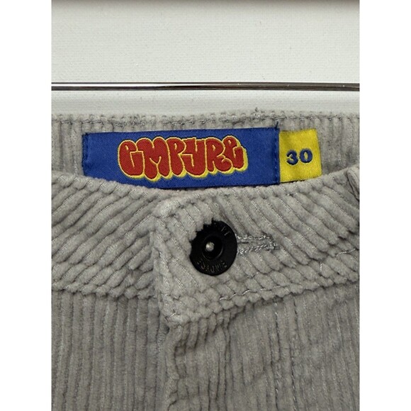 Empyre Corduroy Pants Mens Size 30x28 Beige Relax Fit Skater Baggy High Rise - Picture 5 of 8